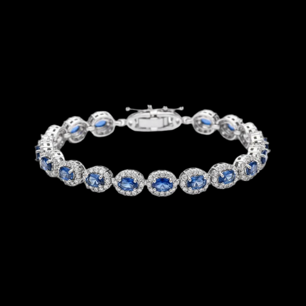 Mehrfarbiges ovales Armband