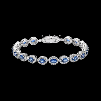 Mehrfarbiges ovales Armband