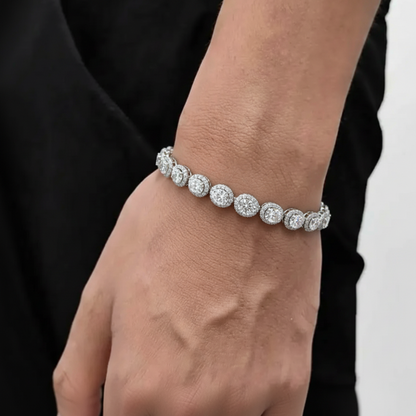 Mehrfarbiges ovales Armband